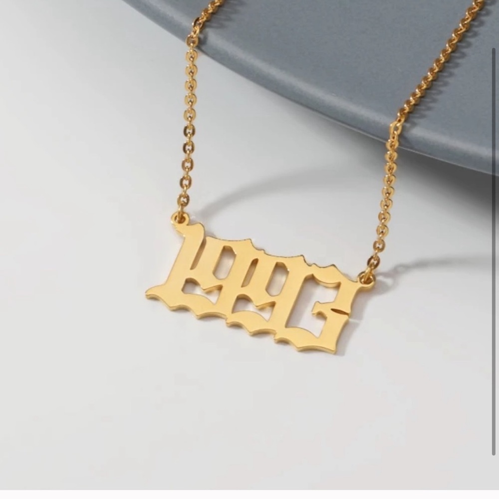 Birth Year Necklace